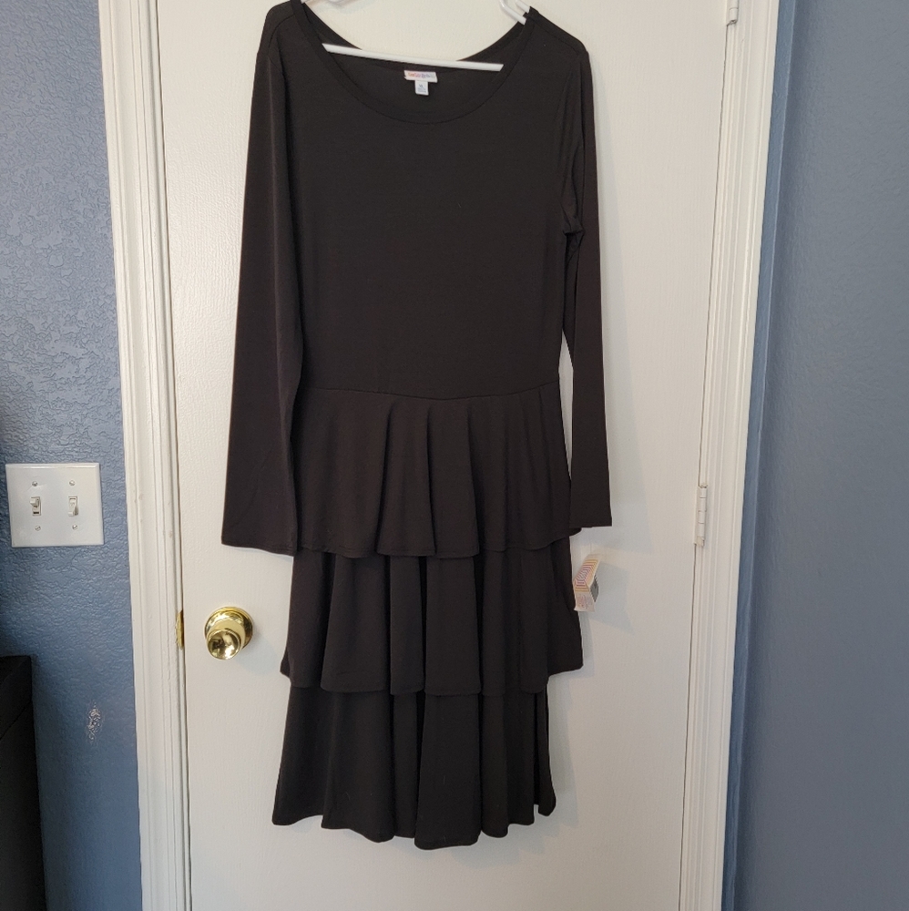 LulaRoe Georgia Dress Black XL